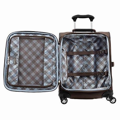 Travelpro Maxlite 5 | 3-PC Set | Int'l Carry-On & 29" Exp. Spinners with Travel Pillow (Mocha)