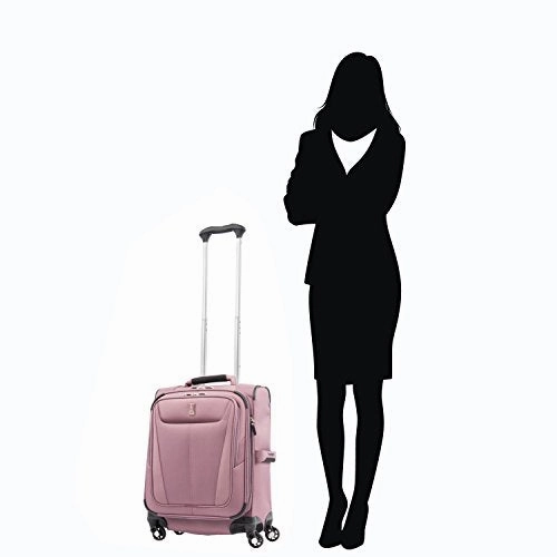 Travelpro Maxlite 5 Carry-On International Expandable Spinner Suitcase Carry-On Luggage, Dusty Rose
