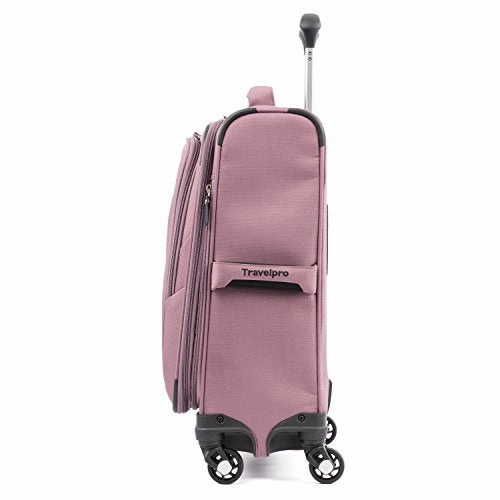 Travelpro Maxlite 5 Carry-On International Expandable Spinner Suitcase Carry-On Luggage, Dusty Rose