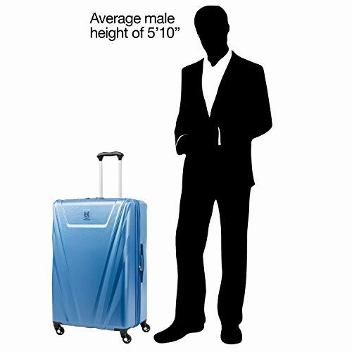 Travelpro Maxlite 5 Hardside 3-PC Set: Expandable 25-Inch and 29-Inch Spinner with Travel Pillow (Azure Blue)