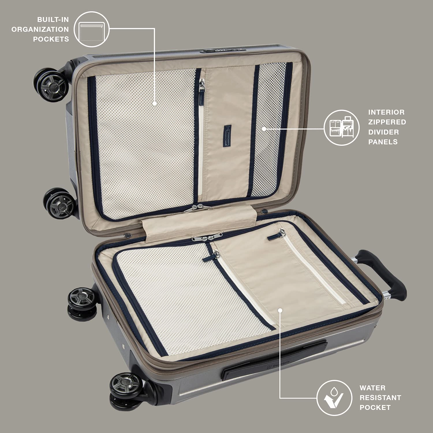 Travelpro Platinum Elite Hardside Expandable22 carry on  Spinner Wheel Luggage TSA Lock Hard Shell Polycarbonate Suitcase