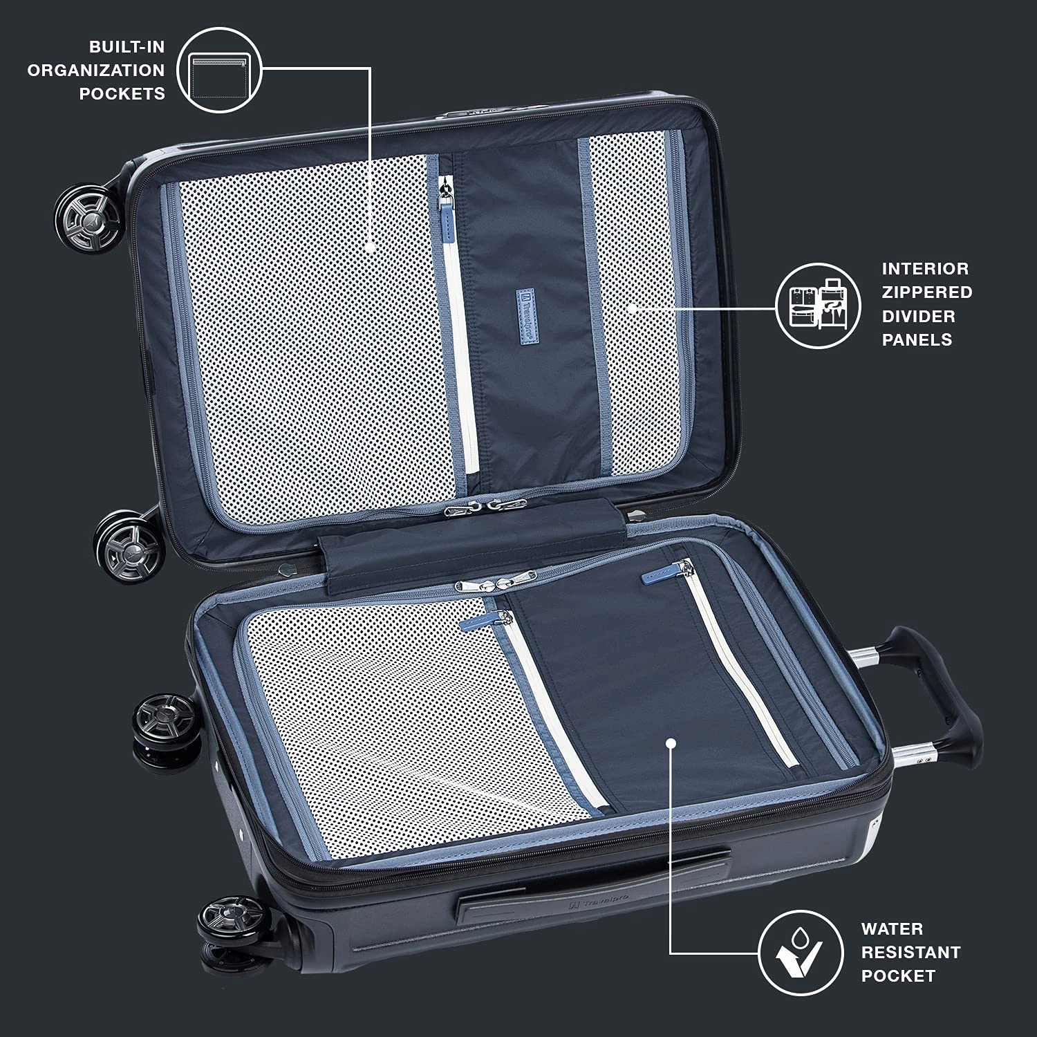 Travelpro Platinum Elite Hardside Expandable22 carry on  Spinner Wheel Luggage TSA Lock Hard Shell Polycarbonate Suitcase