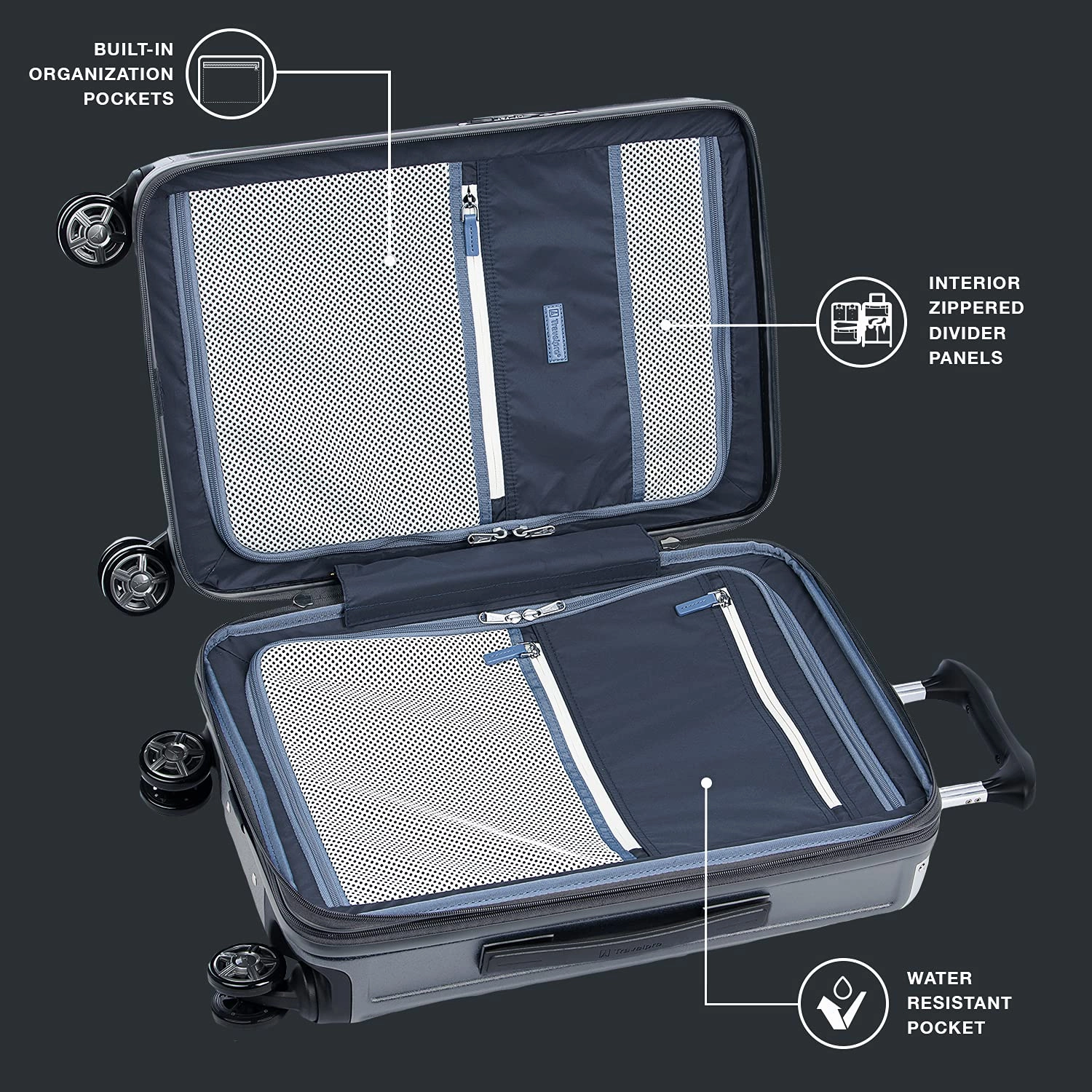 Travelpro Platinum Elite Hardside Expandable22 carry on  Spinner Wheel Luggage TSA Lock Hard Shell Polycarbonate Suitcase