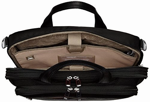 Travelpro PlatinumMagna2 Check Point Friendly Slim Business Brief Bag, 16-In., Black