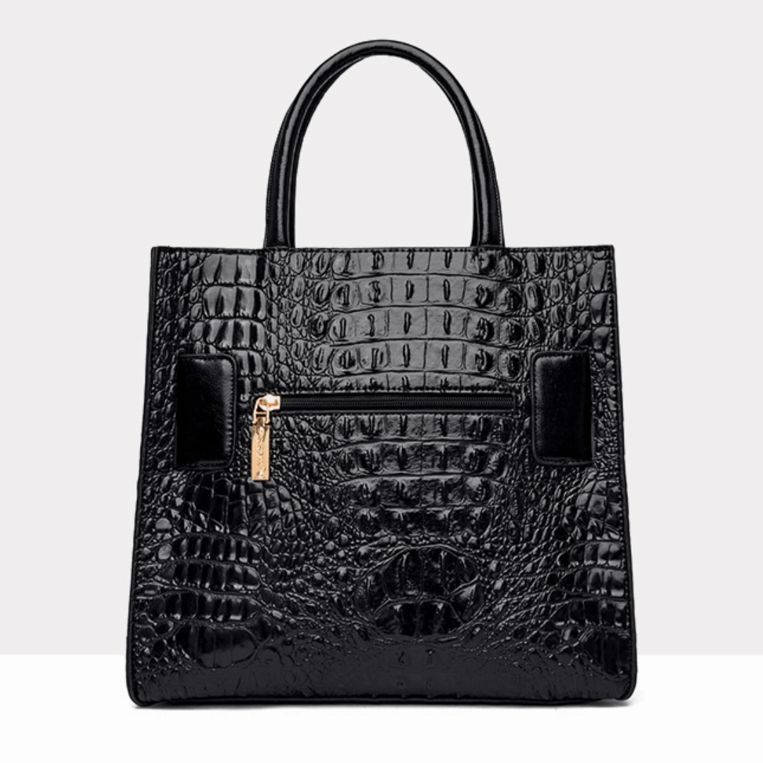 Trendy Crocodile Pattern  Women's  Handbag