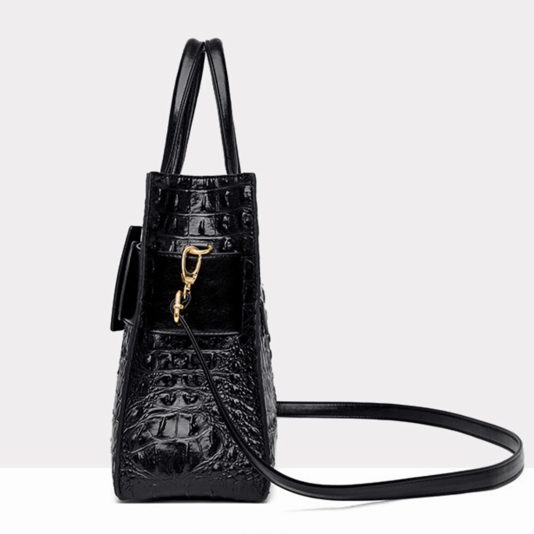 Trendy Crocodile Pattern  Women's  Handbag