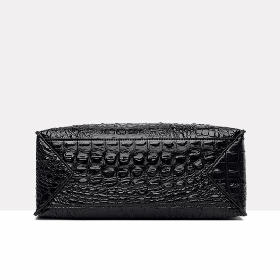 Trendy Crocodile Pattern  Women's  Handbag