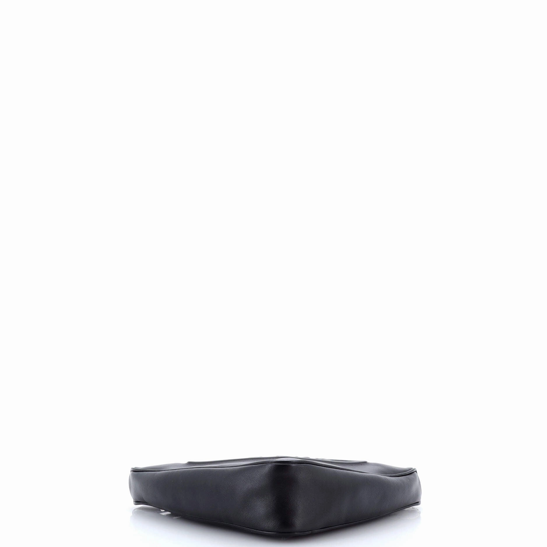 Triangle Logo Zip Crossbody Bag Embossed Grace Lux Small