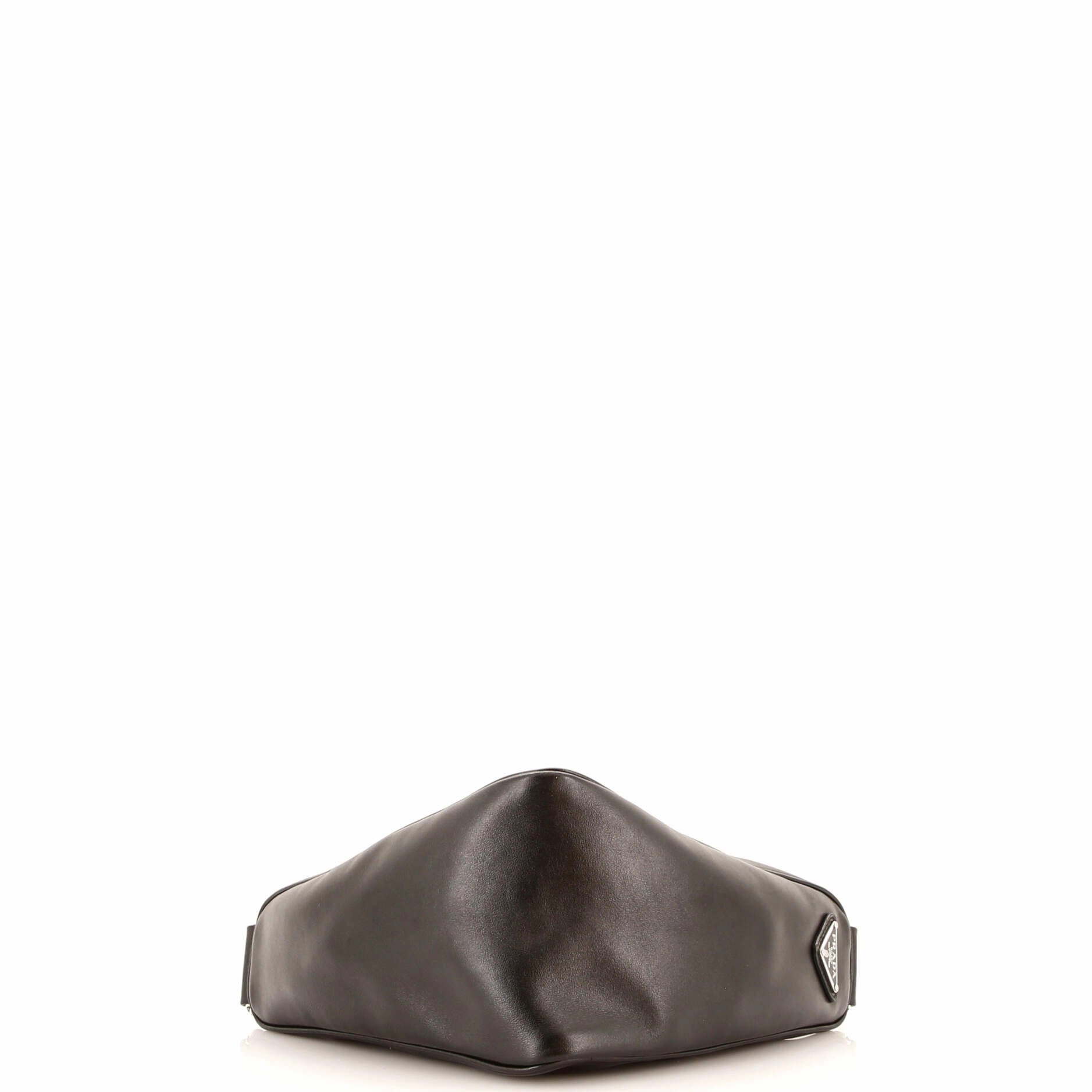 Triangle Logo Zip Crossbody Bag Embossed Grace Lux Small