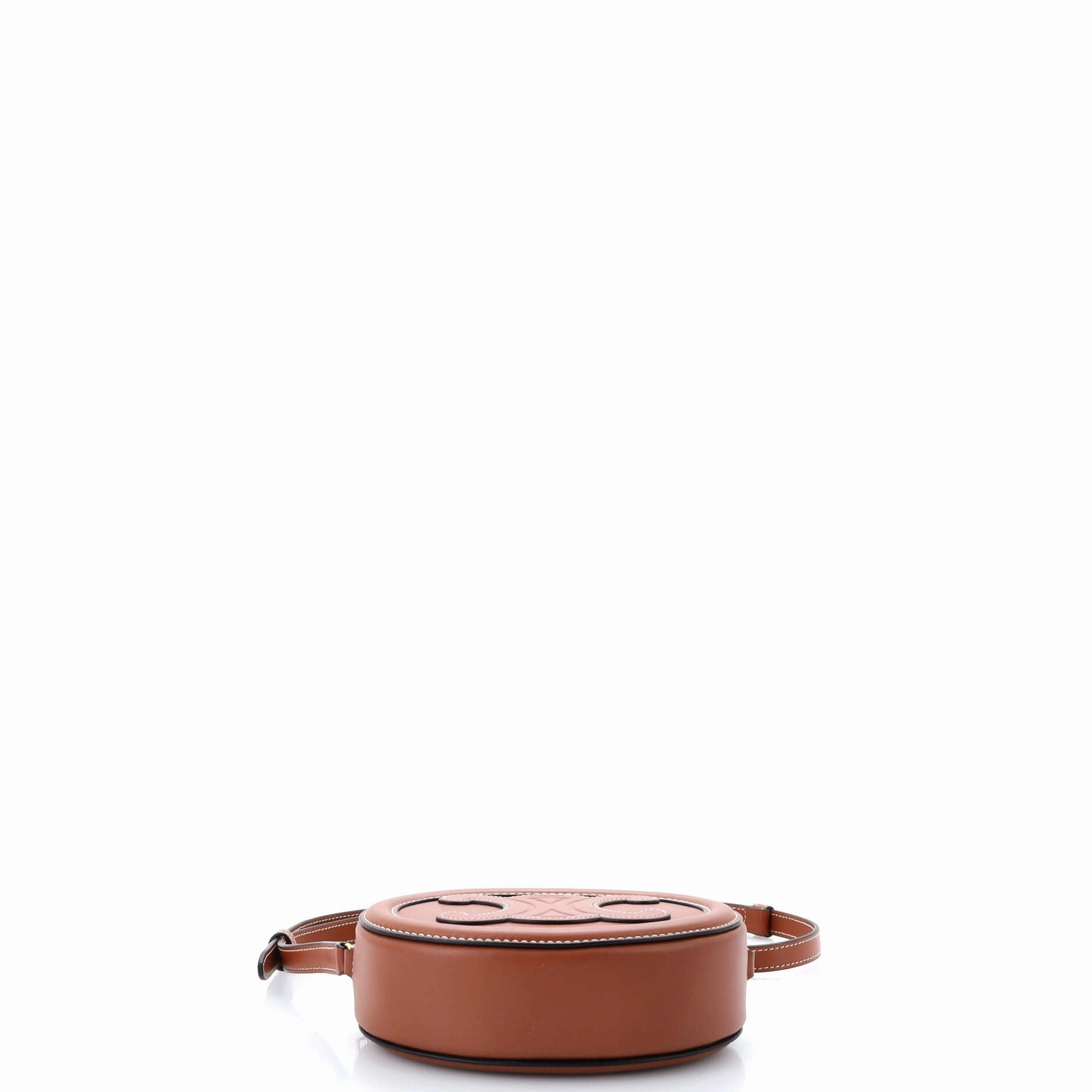 Triomphe Oval Crossbody Bag Leather