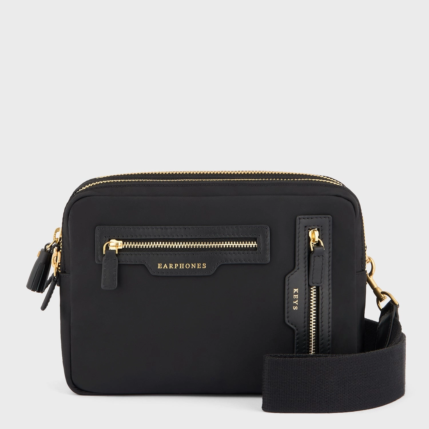 Triple Zip Cross-body