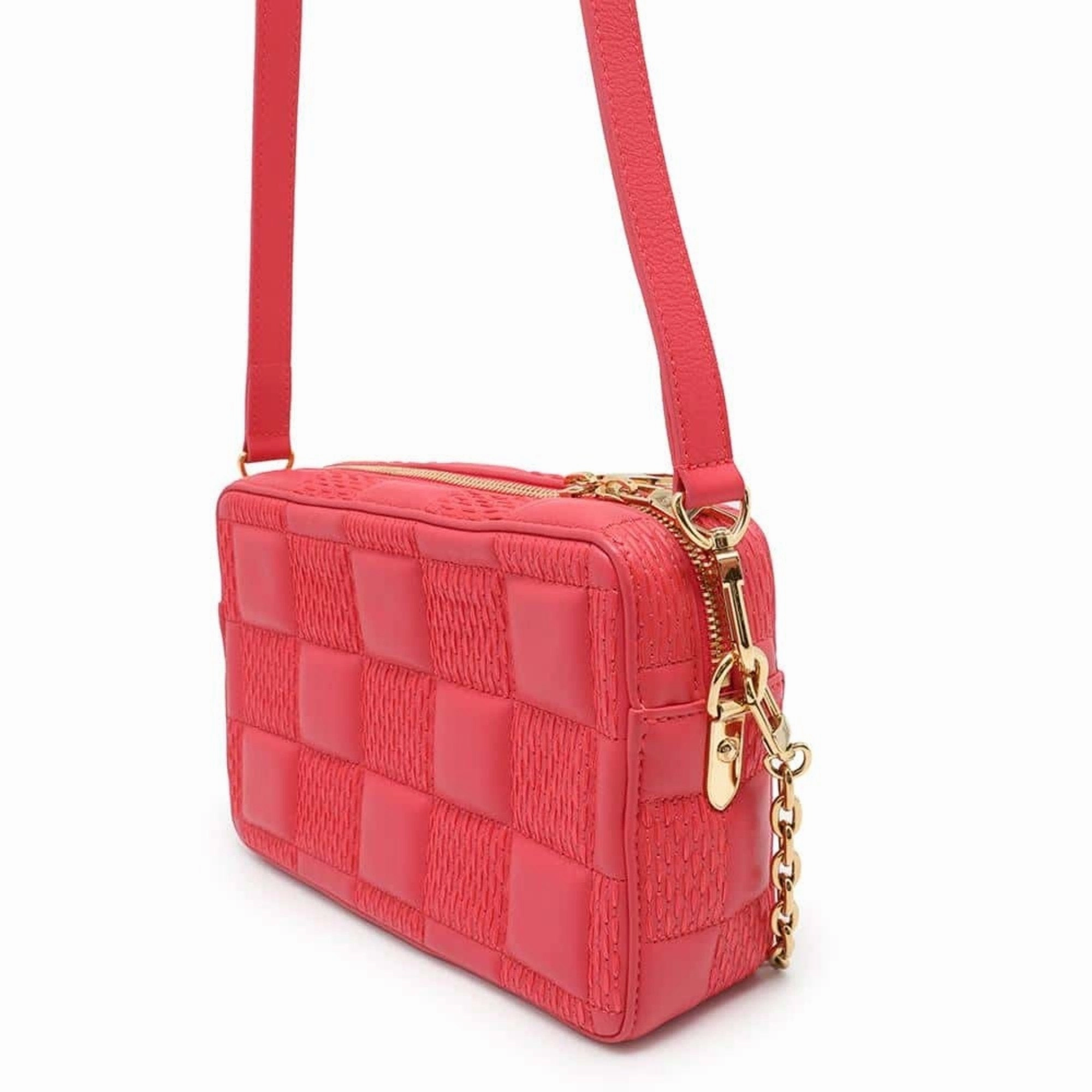 Troca Canvas Shoulder Bag with Dust Bag and Strap