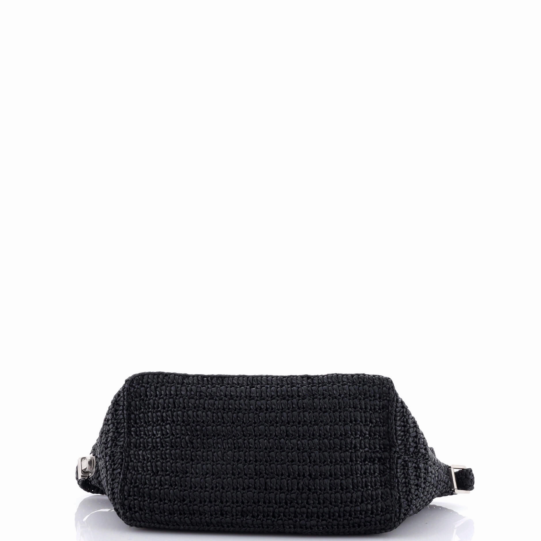 Tuc Logo Crossbody Bag Woven Raffia