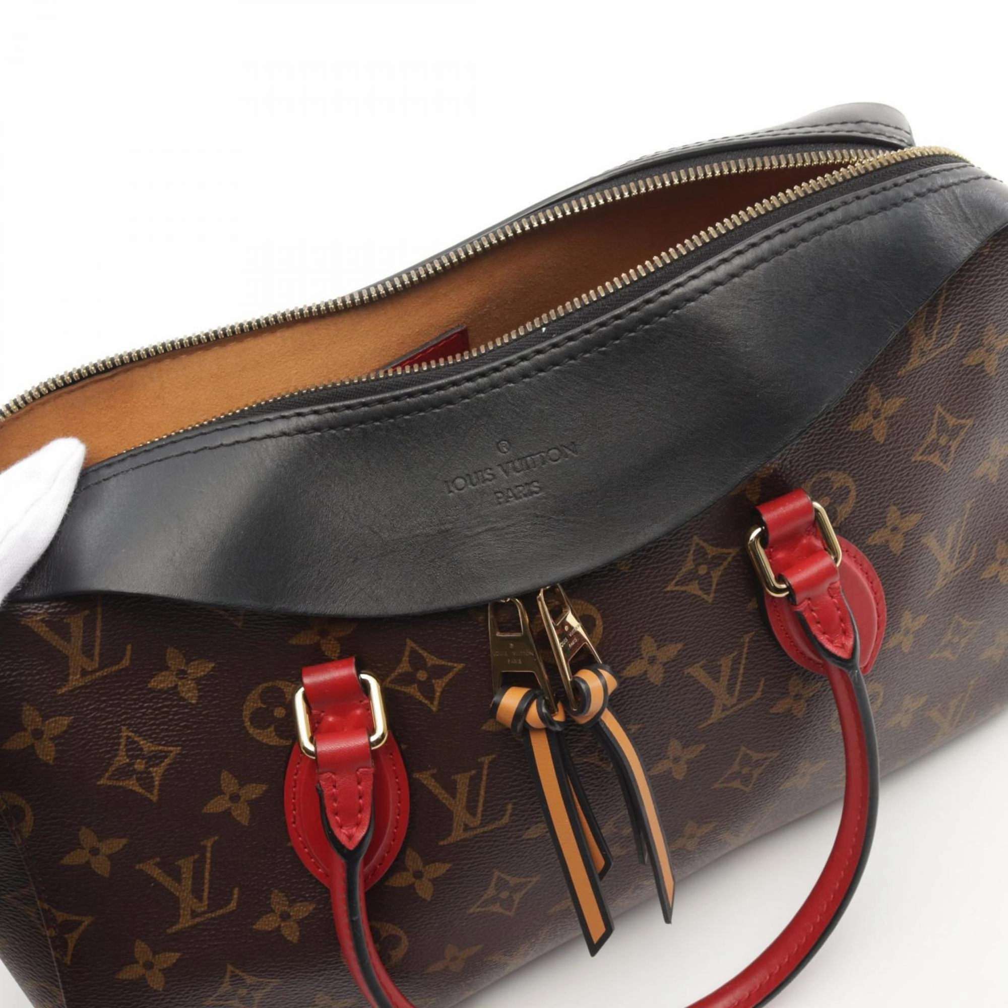 Tuileries Canvas Handbag with Shoulder Strap and Dust Bag