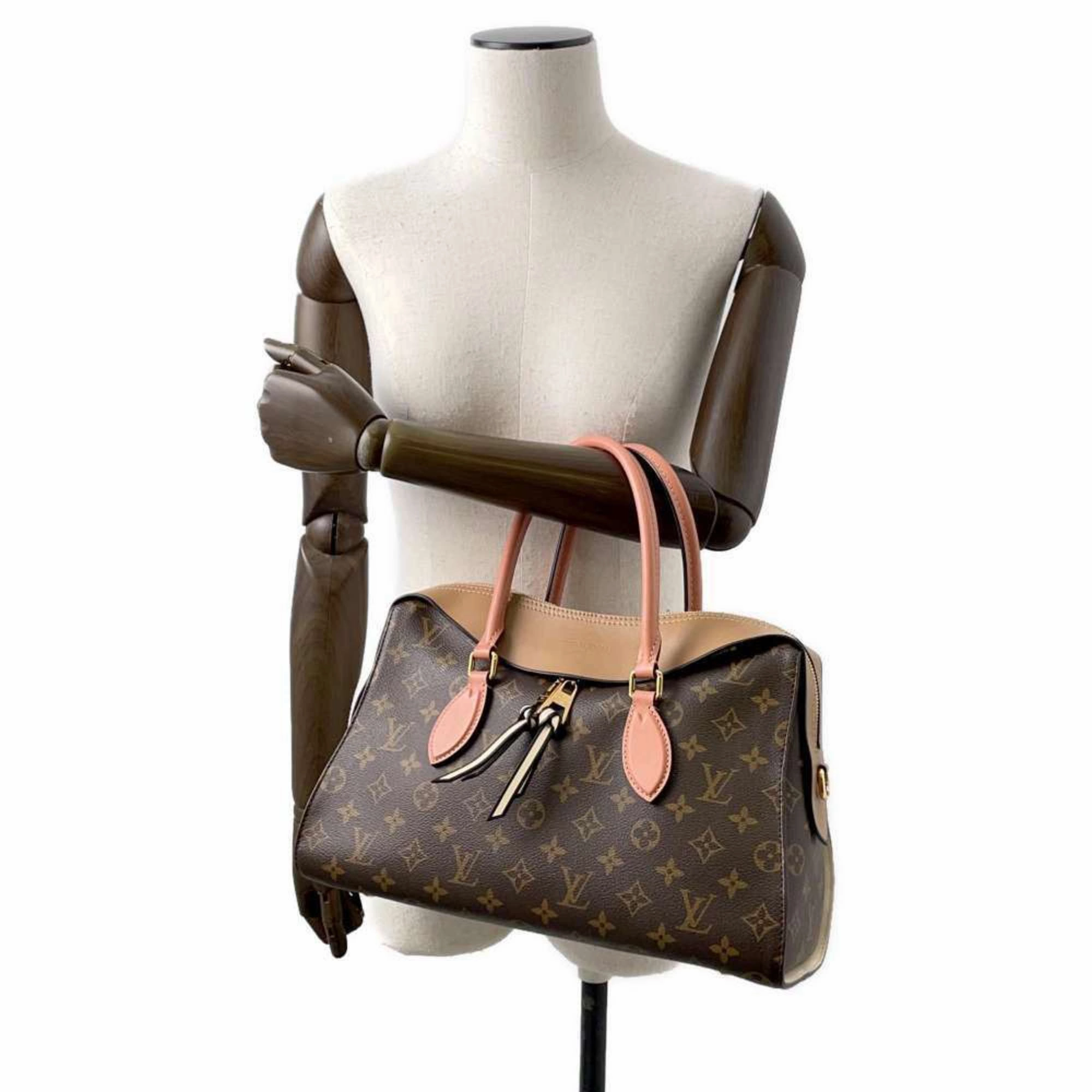 Tuileries Canvas Shoulder Bag with Dust Bag and Strap