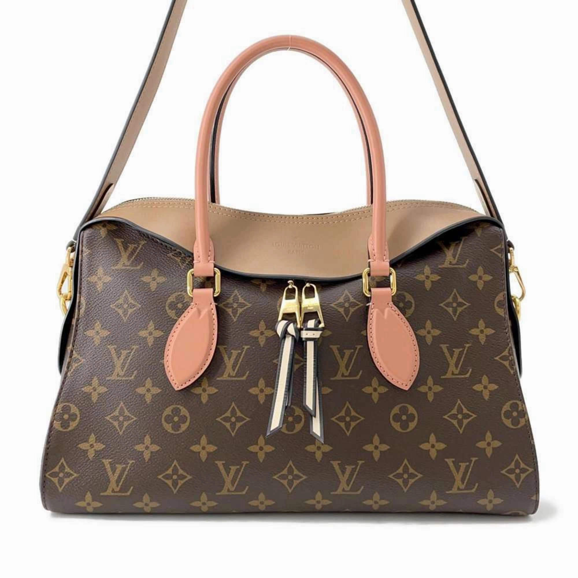 Tuileries Canvas Shoulder Bag with Dust Bag and Strap