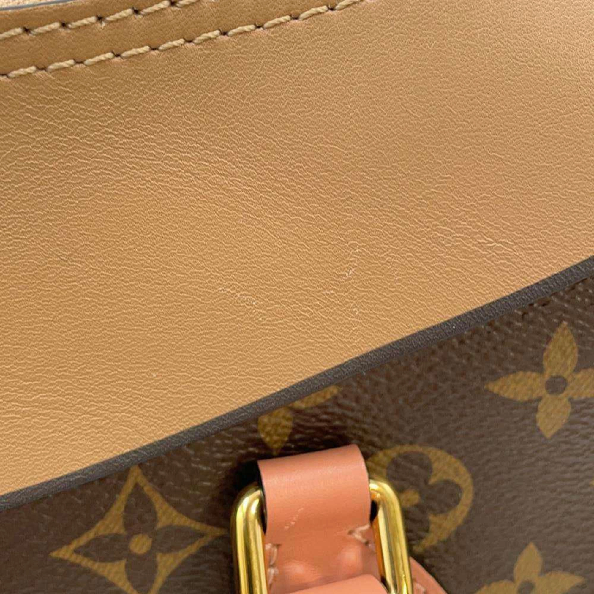 Tuileries Canvas Shoulder Bag with Dust Bag and Strap