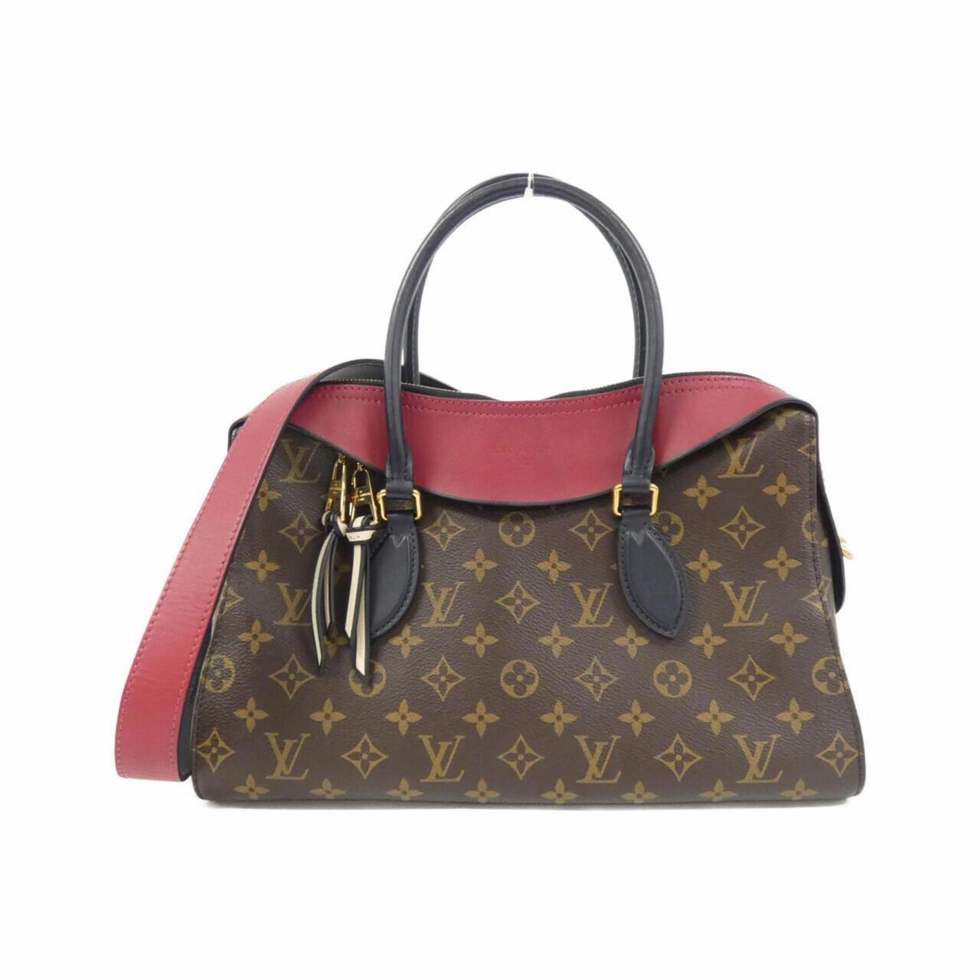 Tuileries Canvas Shoulder Bag with Strap and Slight Wear