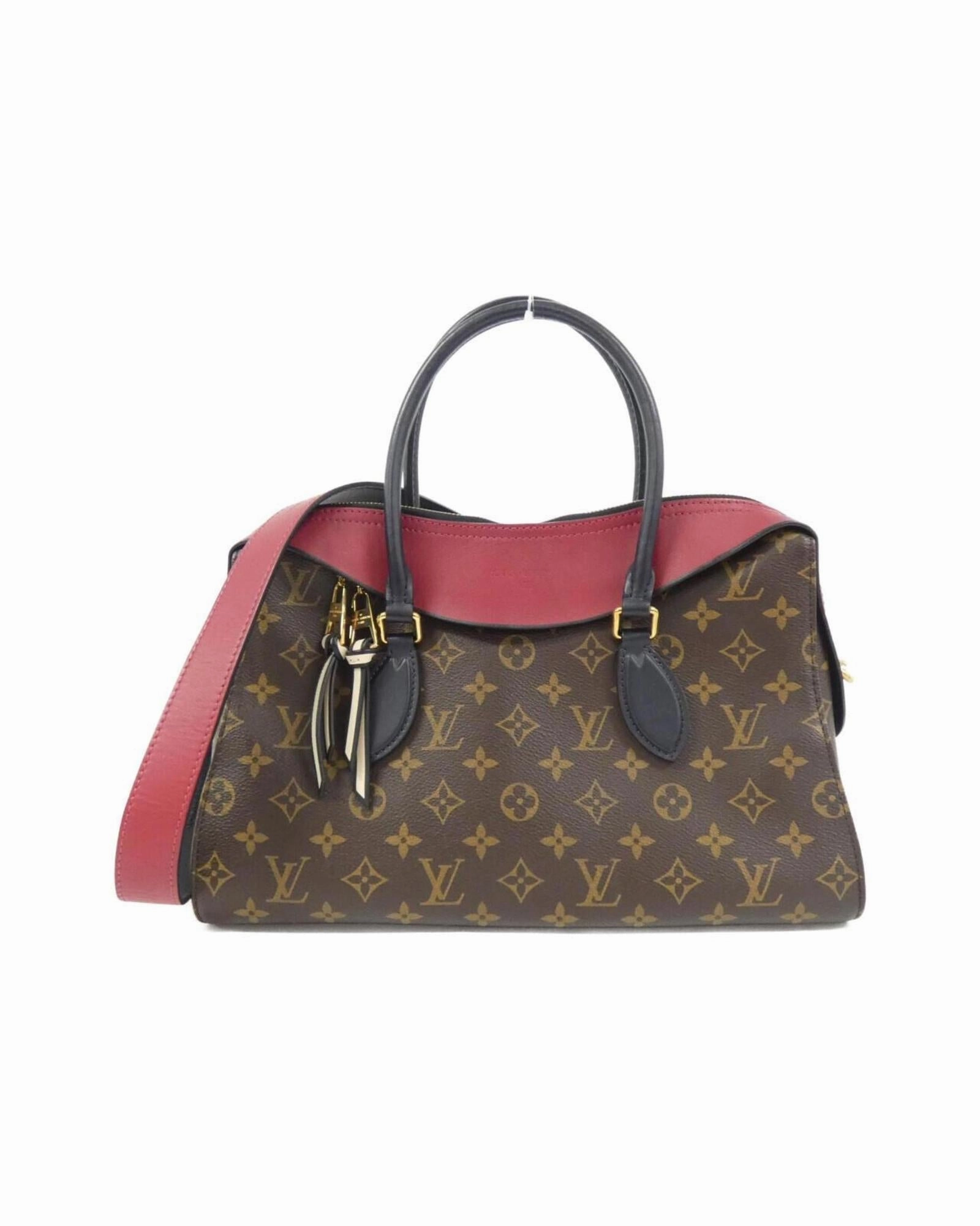 Tuileries Canvas Shoulder Bag with Strap and Slight Wear