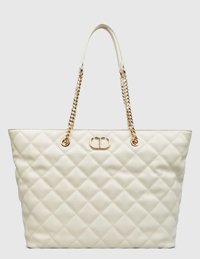 Twin set Leather Bag With Gold Chain