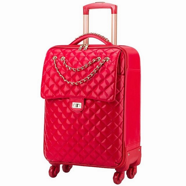 Universal Wheel Travel Bag Suitcase Carry On Trolley Bag Spinner Women Cabin Luggage Bag Girl
