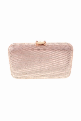 UrEtro rhinestone embellished evening clutch with big jewels clasp