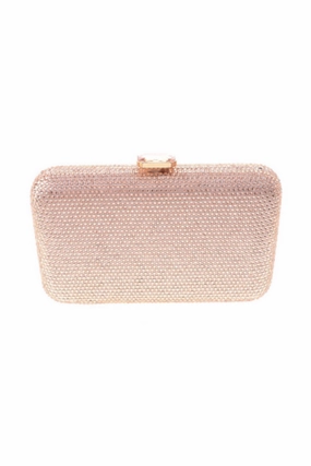 UrEtro rhinestone embellished evening clutch with big jewels clasp