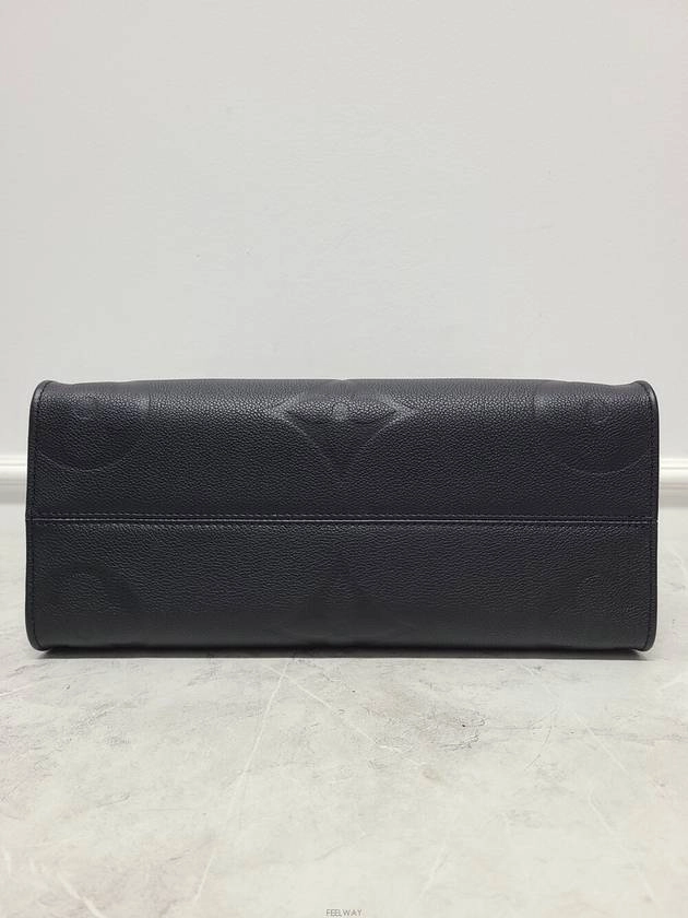 Used luxury goods Louis It MM Black Monogram Empreinte On the Go Tote Shoulder Bag