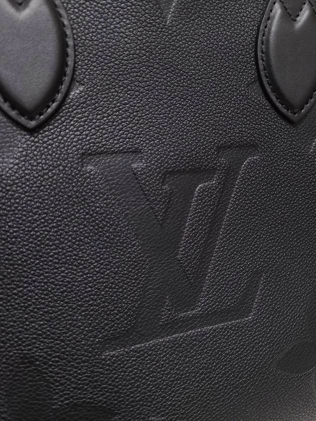Used luxury goods Louis It MM Black Monogram Empreinte On the Go Tote Shoulder Bag