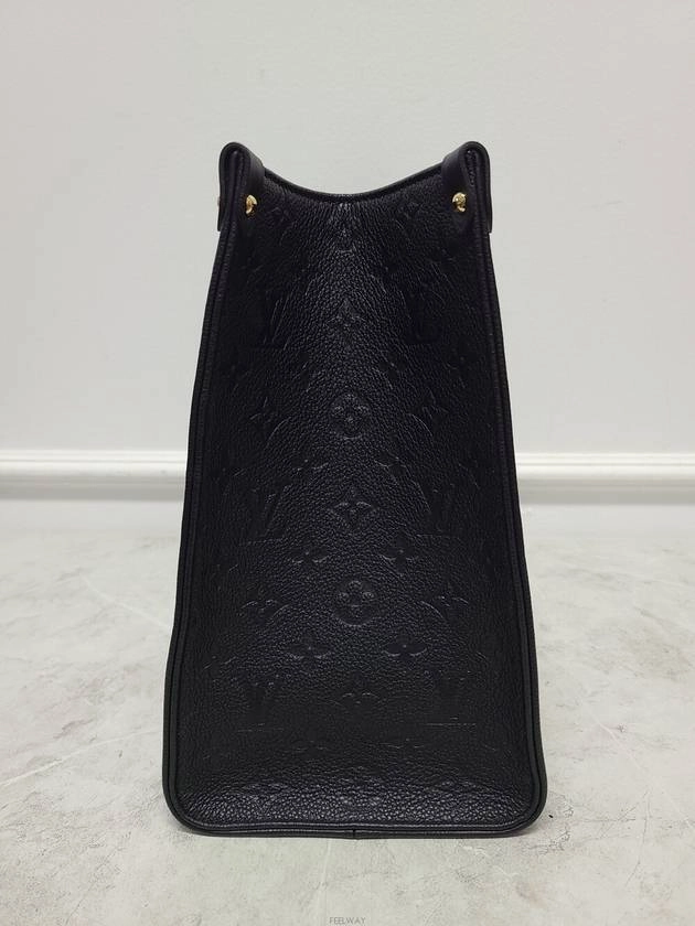 Used luxury goods Louis It MM Black Monogram Empreinte On the Go Tote Shoulder Bag