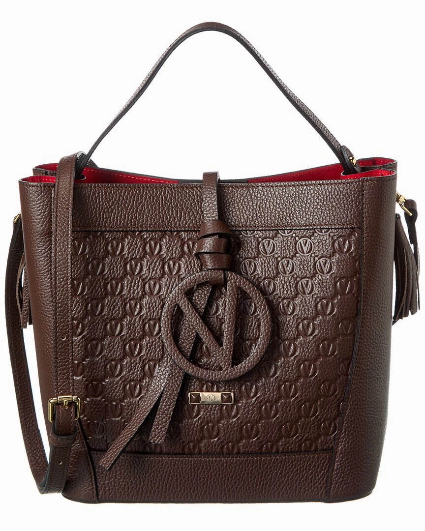 Valentino by Mario Valentino Callie Medallion Leather Shoulder Bag