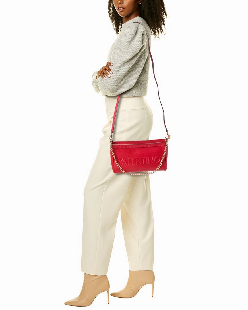 Valentino by Mario Valentino Celia Embossed Leather Shoulder Bag