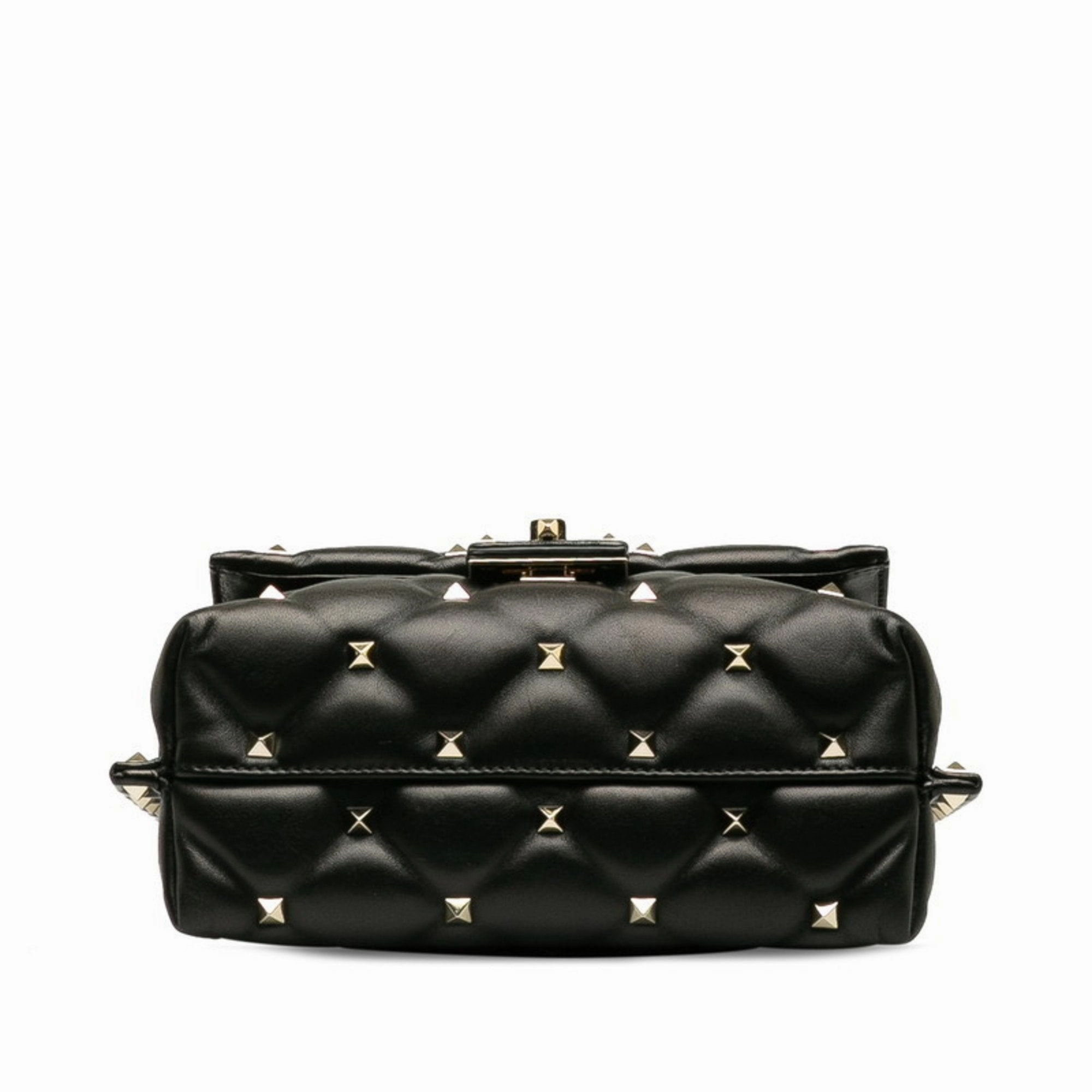 Valentino Garavani Candystud Leather Shoulder Bag (Pre-Owned)