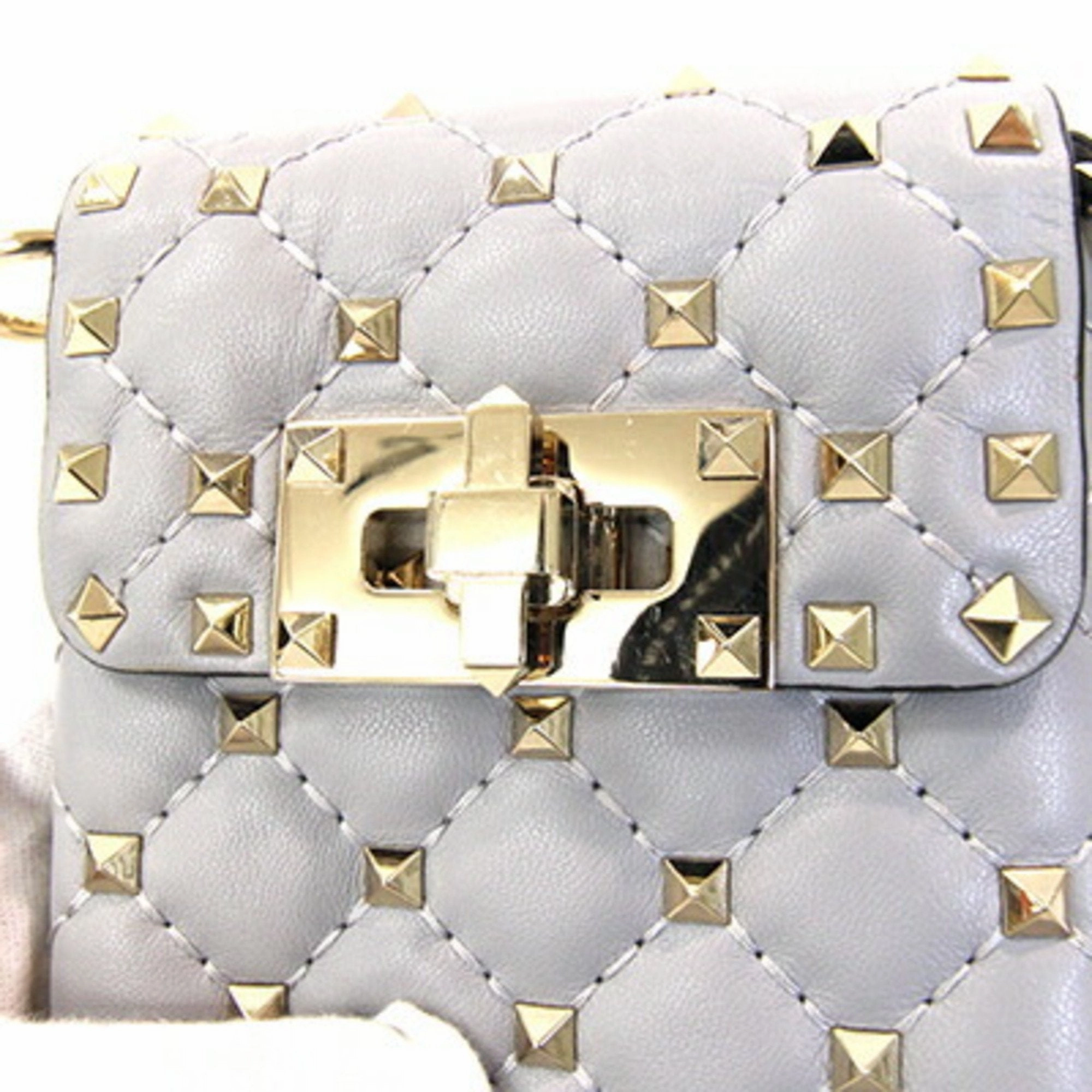 Valentino Garavani Leather Pochette Shoulder Bag (Pre-Owned)