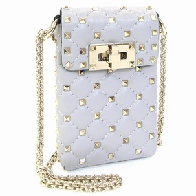 Valentino Garavani Leather Pochette Shoulder Bag (Pre-Owned)