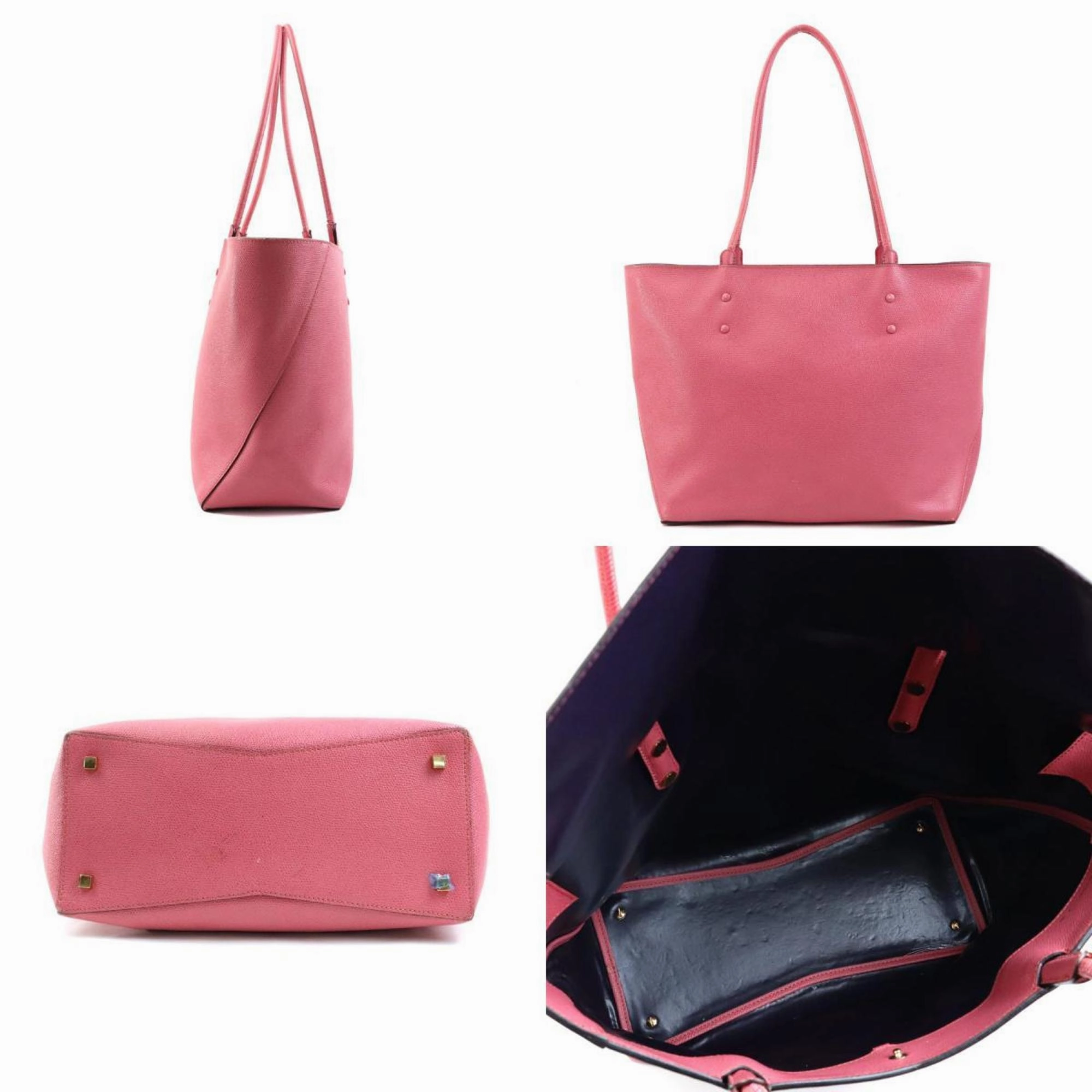 Valextra  Leather Shoulder Bag (Pre-Owned)