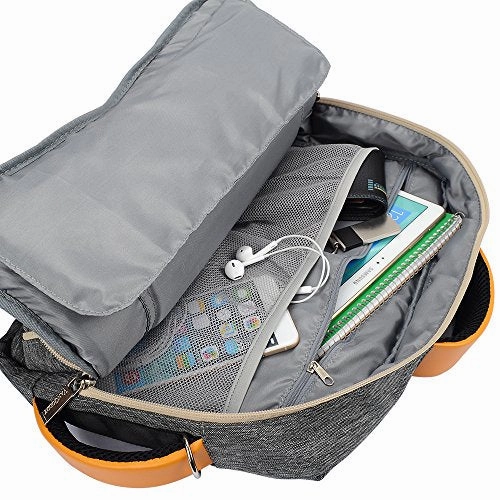 Vangoddy 3-In-1 Universal 15 Inch Laptop Bag Briefcase Shoulder Bag Backpack (Gray) For Lenovo Flex