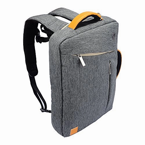 Vangoddy 3-In-1 Universal 15 Inch Laptop Bag Briefcase Shoulder Bag Backpack (Gray) For Lenovo Flex