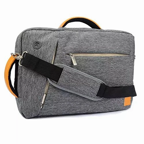 Vangoddy Grey Universal Hybrid Backpack / Briefcase / Messenger / Tote, 4 In 1 Multifunction Laptop