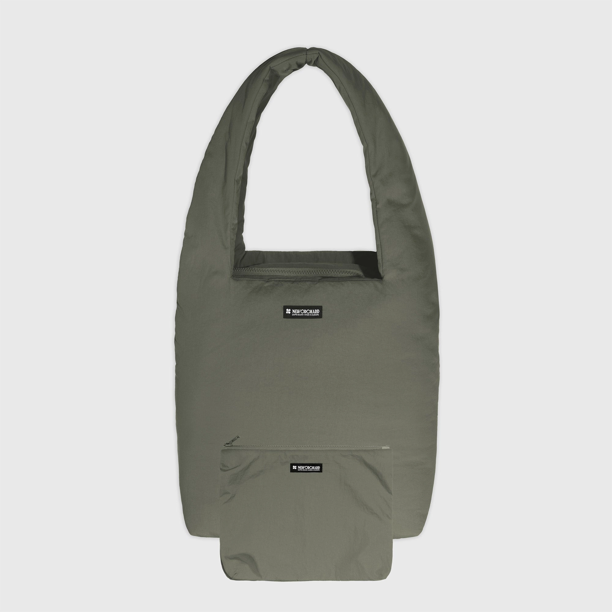 Vegan Water-Resistant Nylon Shoulder Bag | Multiple Colours