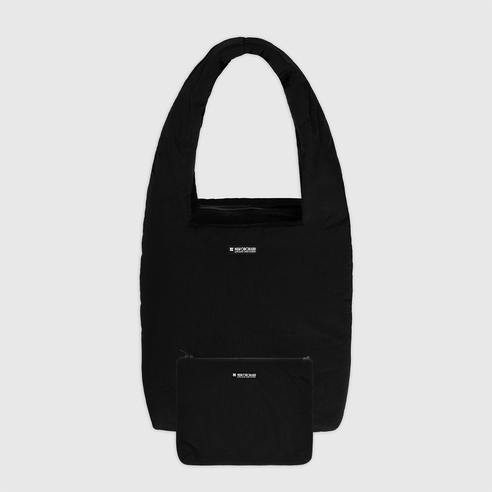 Vegan Water-Resistant Nylon Shoulder Bag | Multiple Colours