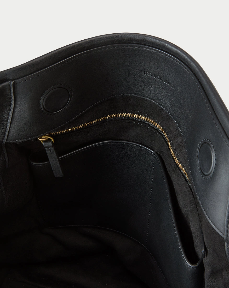 Veronica Beard Leather Slouch Bag