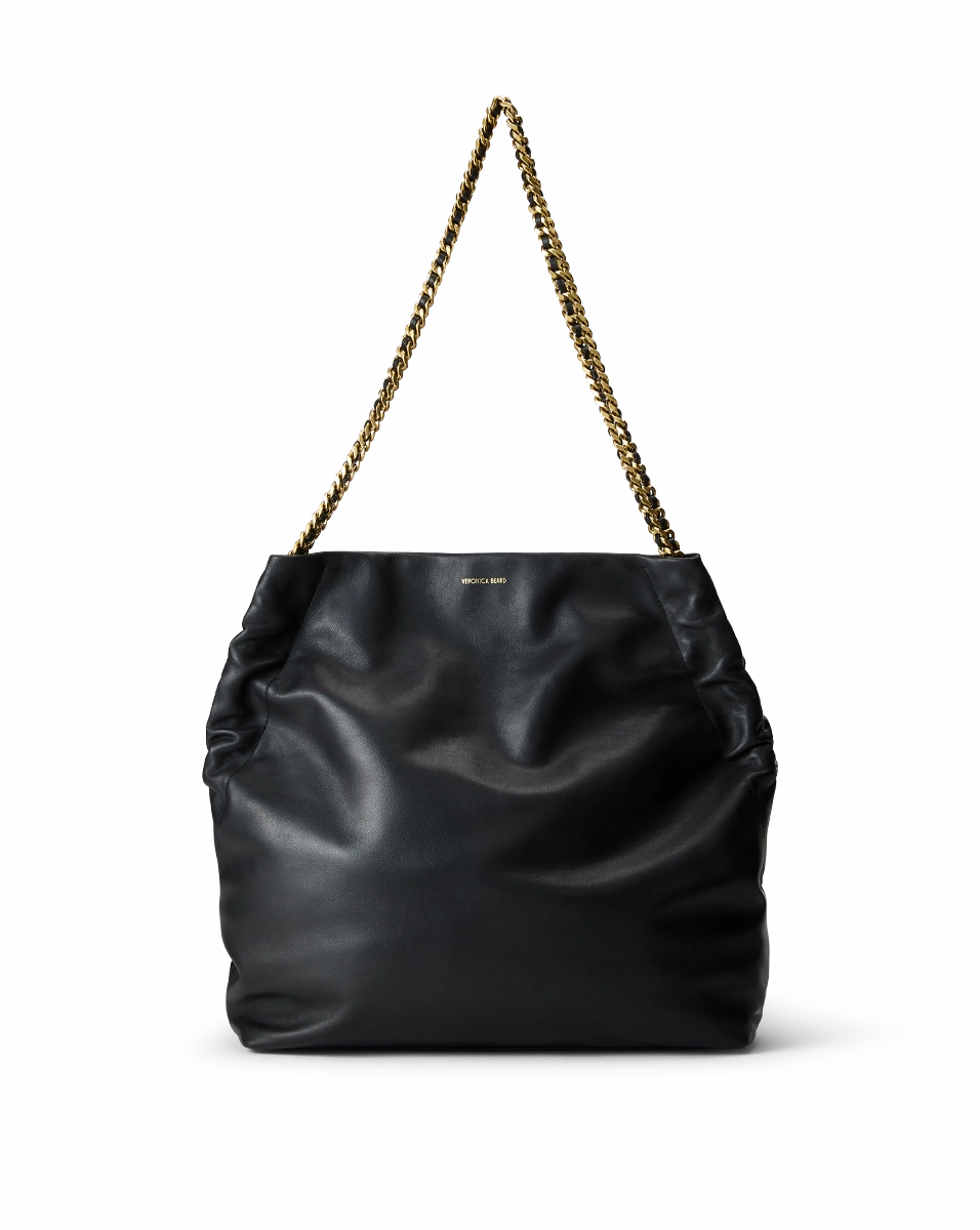 Veronica Beard Leather Slouch Bag