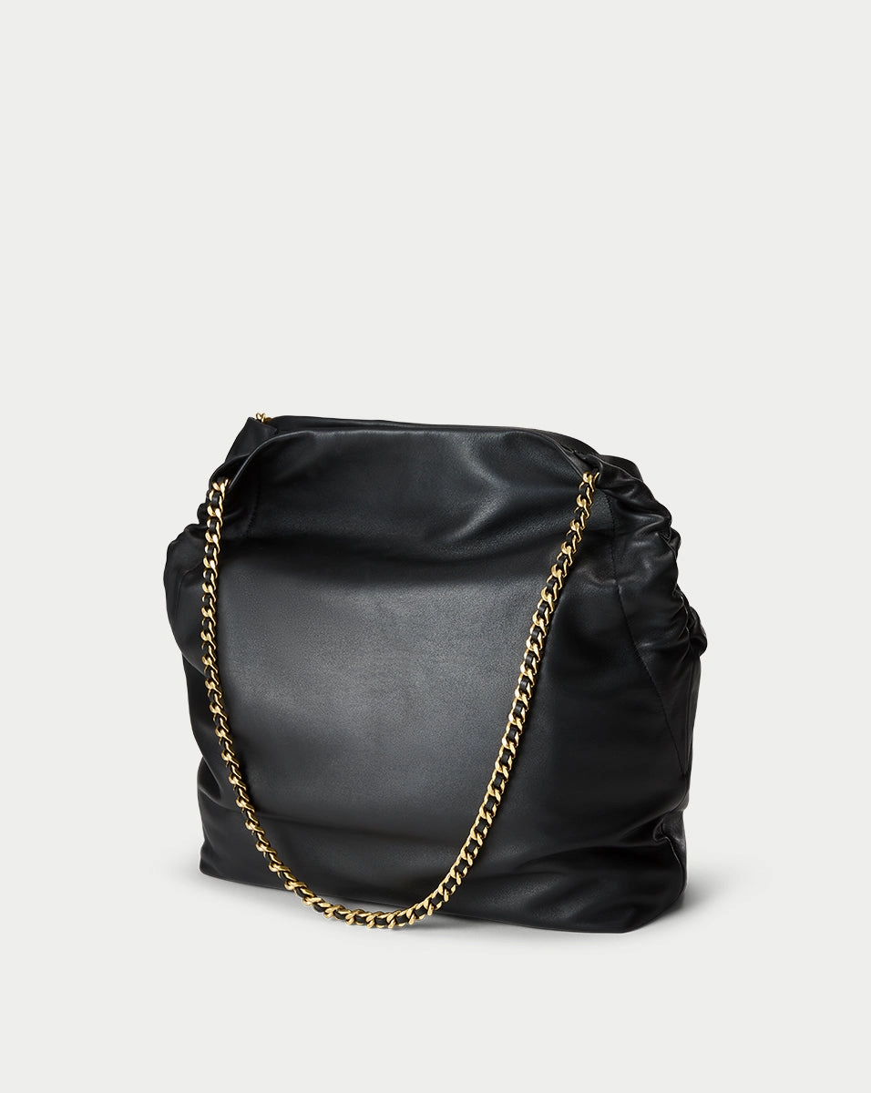 Veronica Beard Leather Slouch Bag