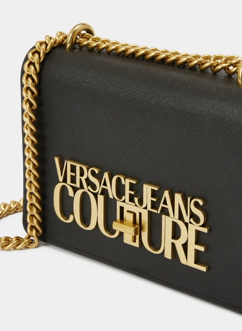 Versace Jeans Couture Saffiano Lock Crossbody Bag