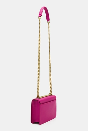 Versace Jeans Couture Saffiano Lock Crossbody Bag