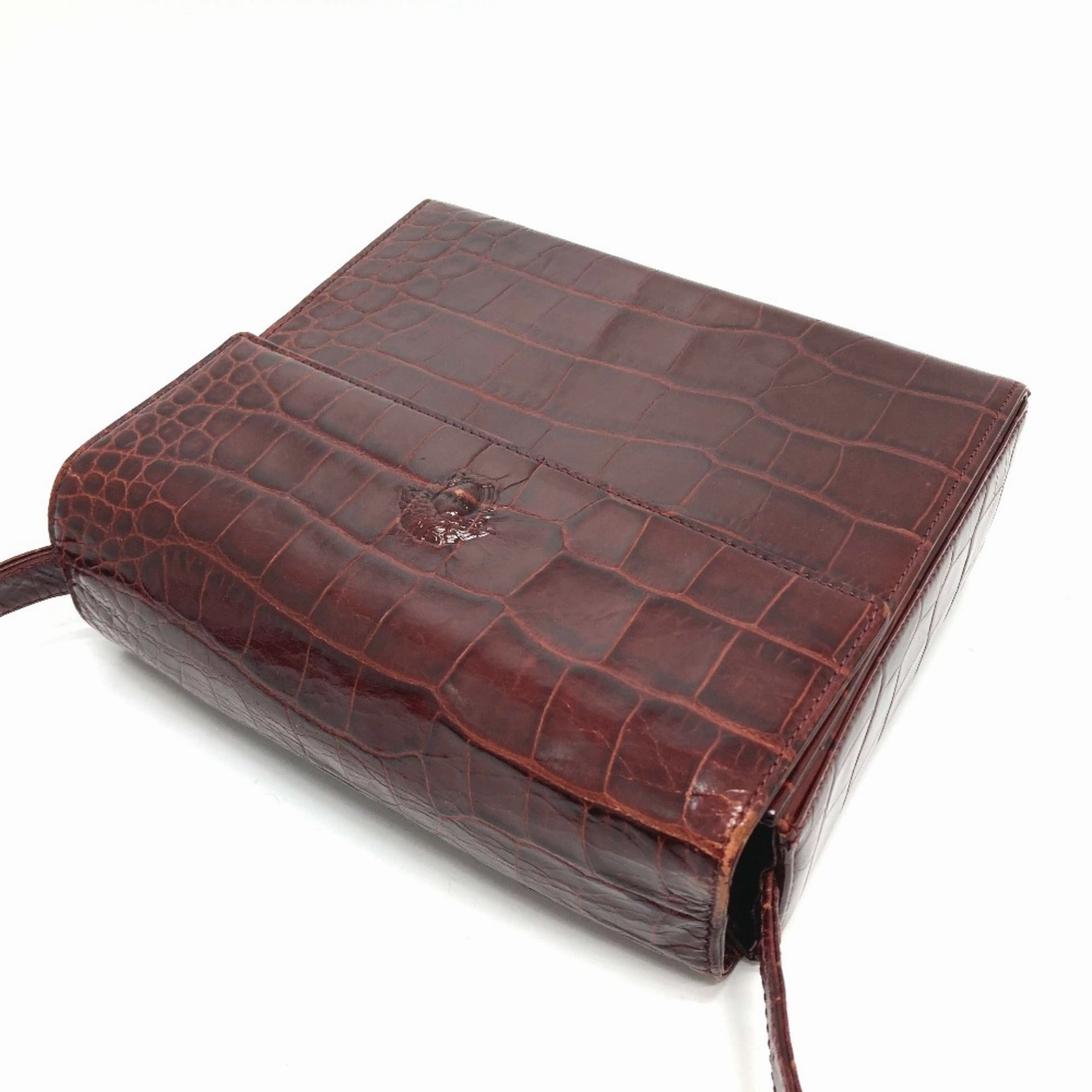 Versace  Leather Shoulder Bag (Pre-Owned)
