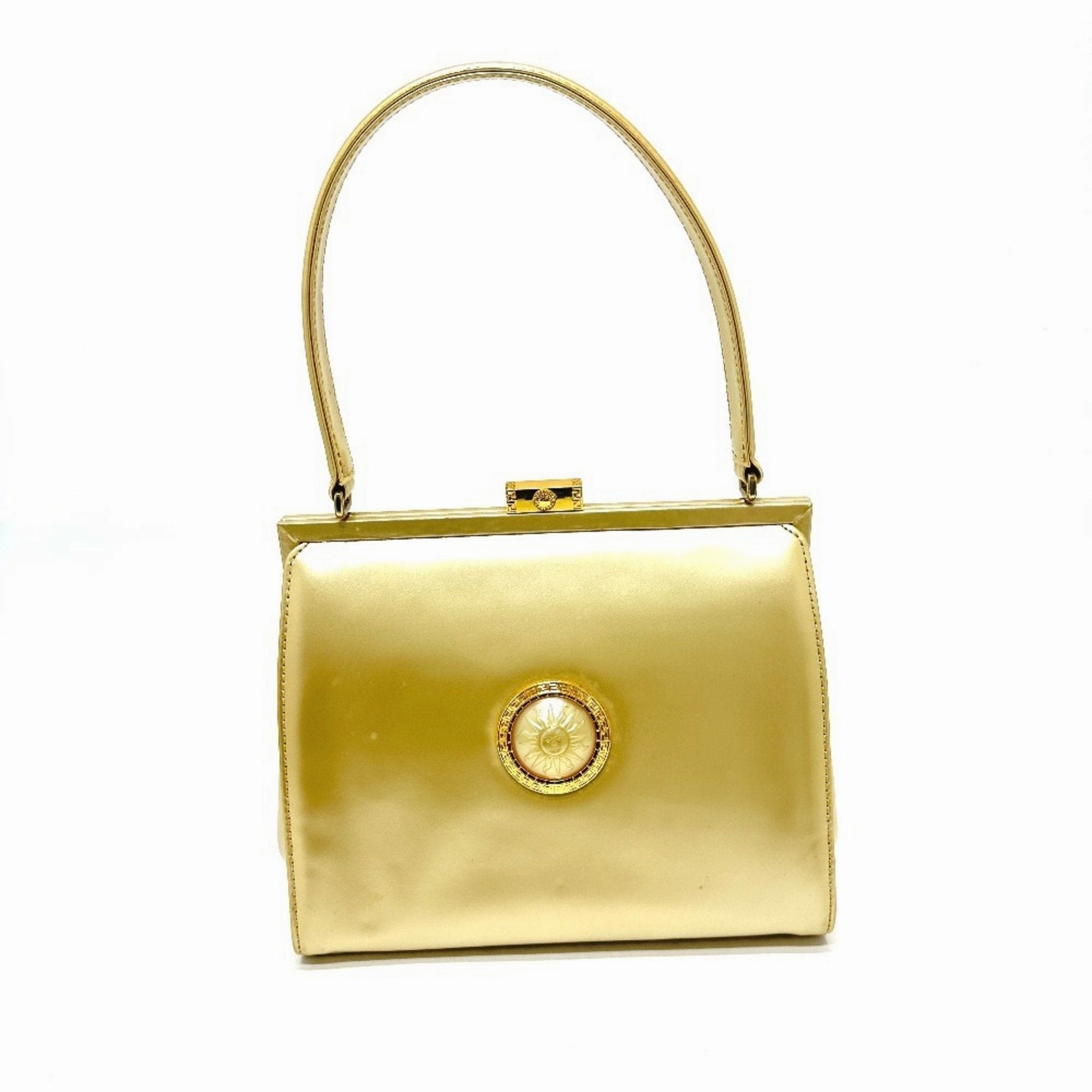 Versace Leather Shoulder Bag (Pre-Owned)