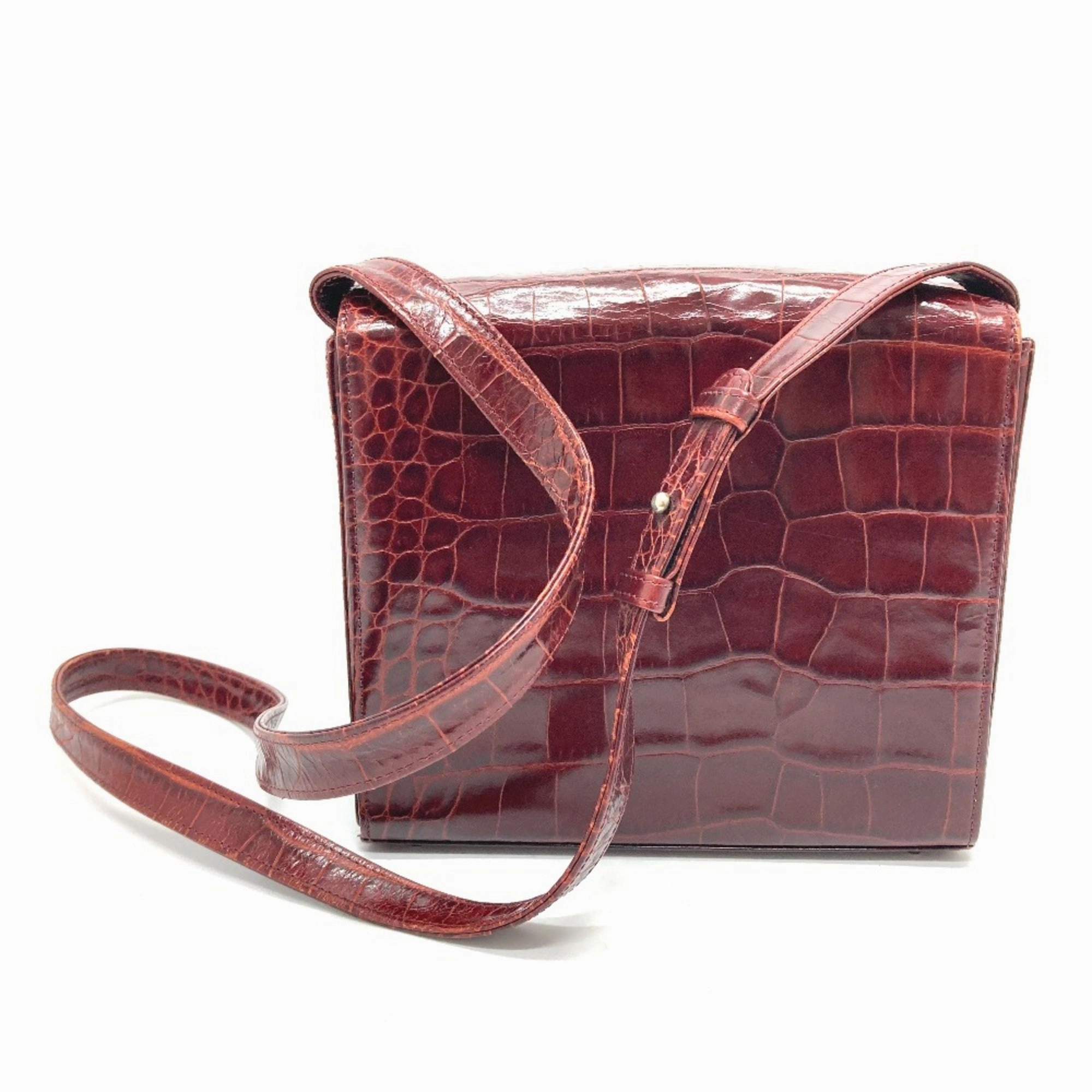 Versace  Leather Shoulder Bag (Pre-Owned)