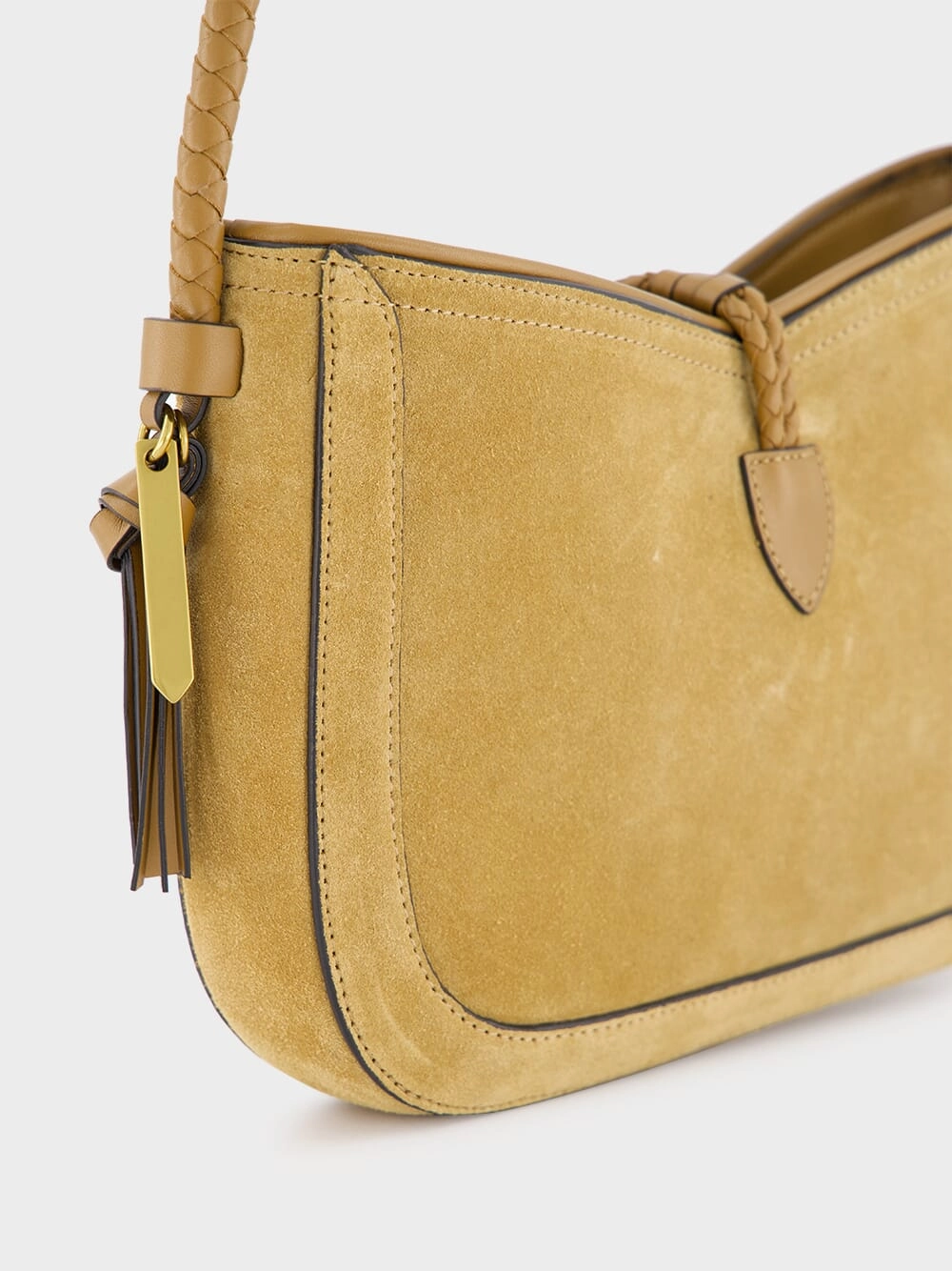 Vigo Suede Brown Shoulder Bag